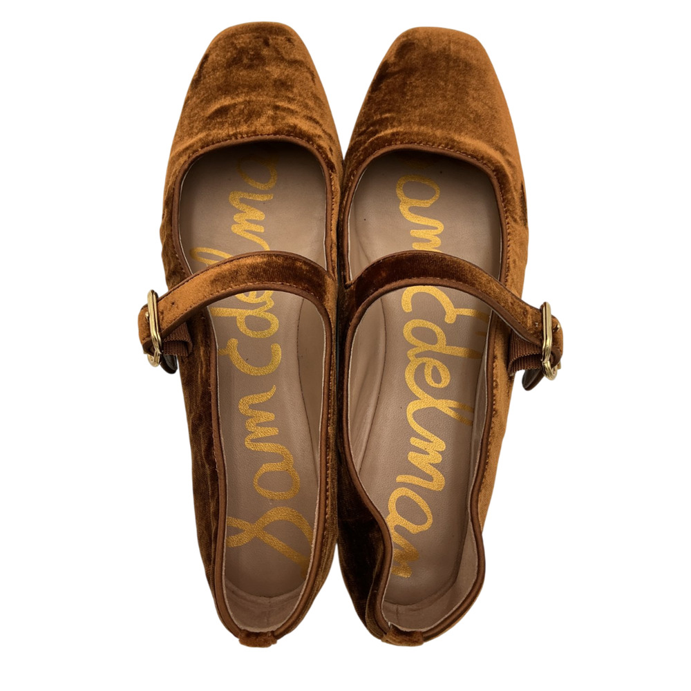 Tuckernuck Velvet Brown Michaela Flats Size 9.5 - Picture 2 of 6